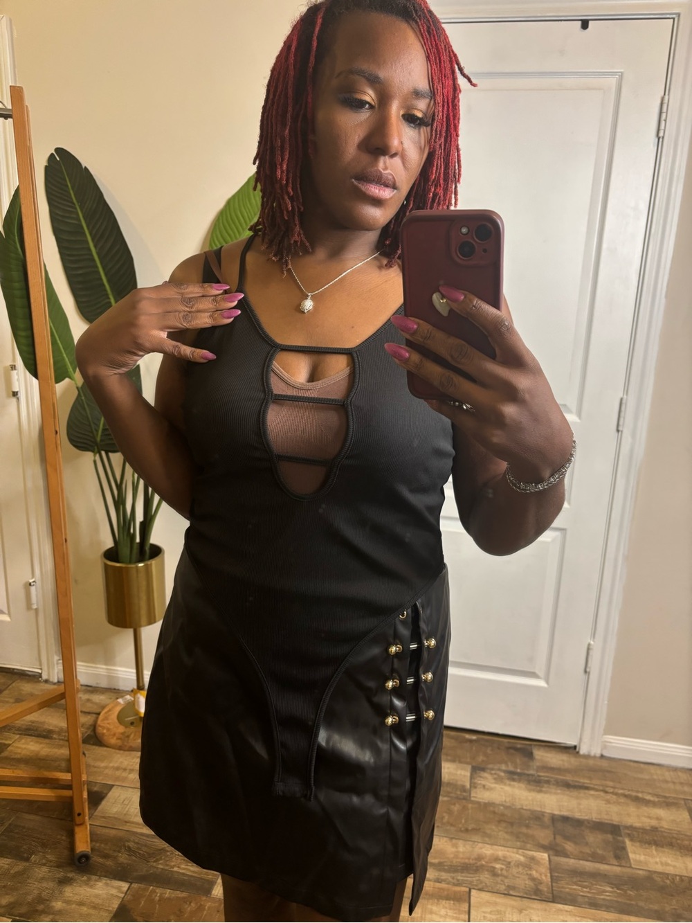 SHEIN Black Ribbed Stretch Tank Top